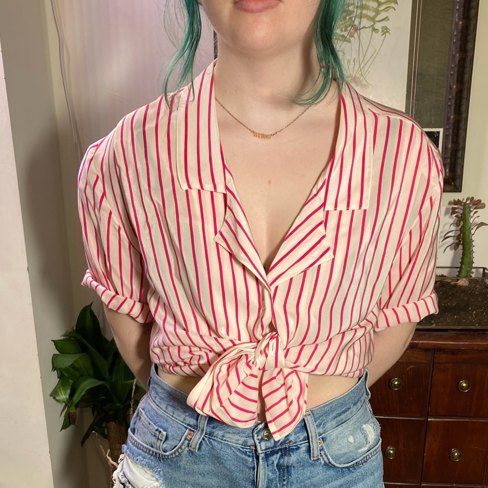 Vintage silk designs 100% silk button up